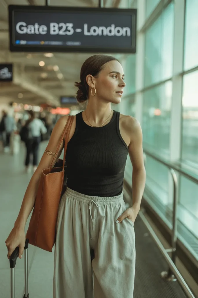travel outfit for moms