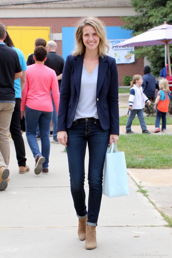 casual chic parent uniform