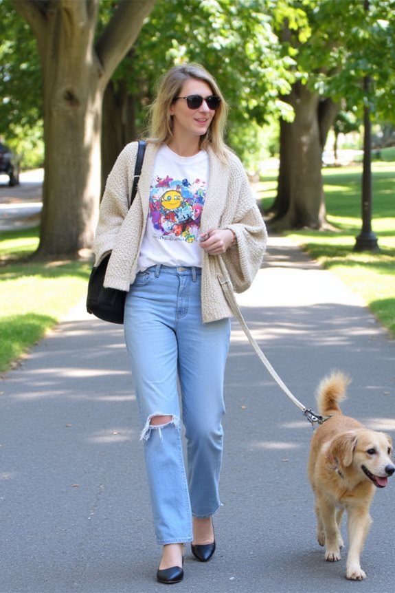 chic comfort for weekends