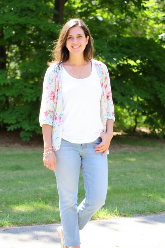 colorful prints enhance basics