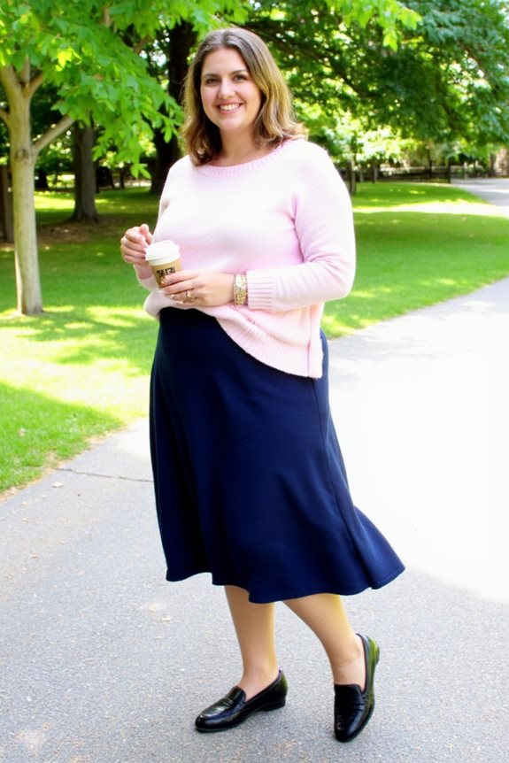 cozy chic first date outfit