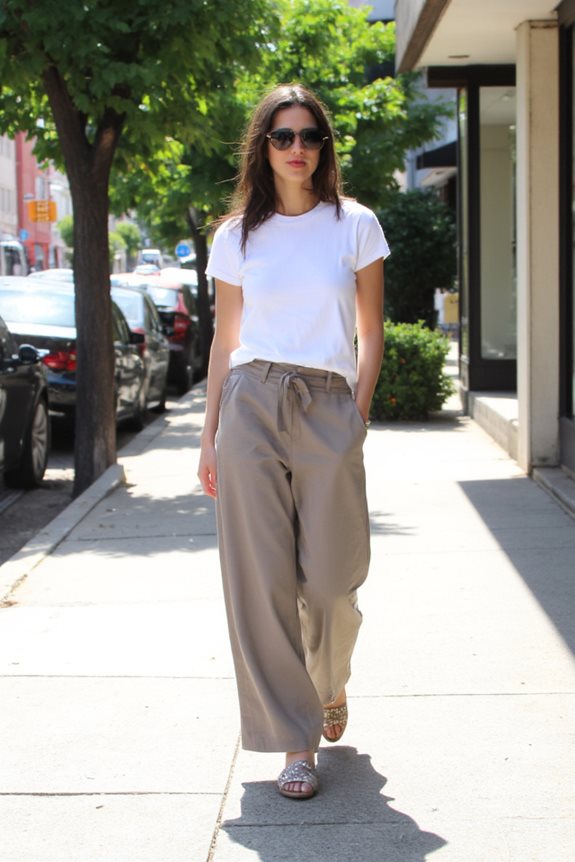 effortless chic casual ensemble