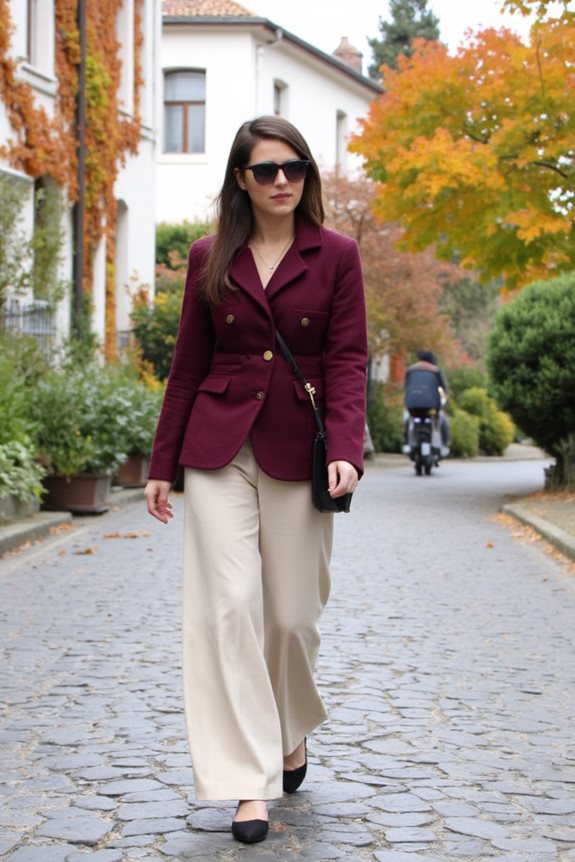 effortlessly chic travel outfit