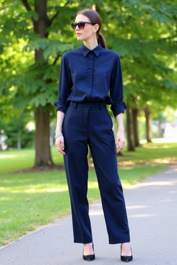 monochrome outfits enhance flow