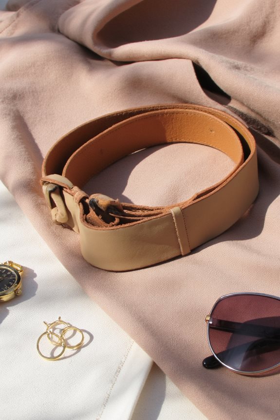 neutral belt enhances outfits