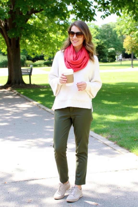 neutral bottoms bold tops