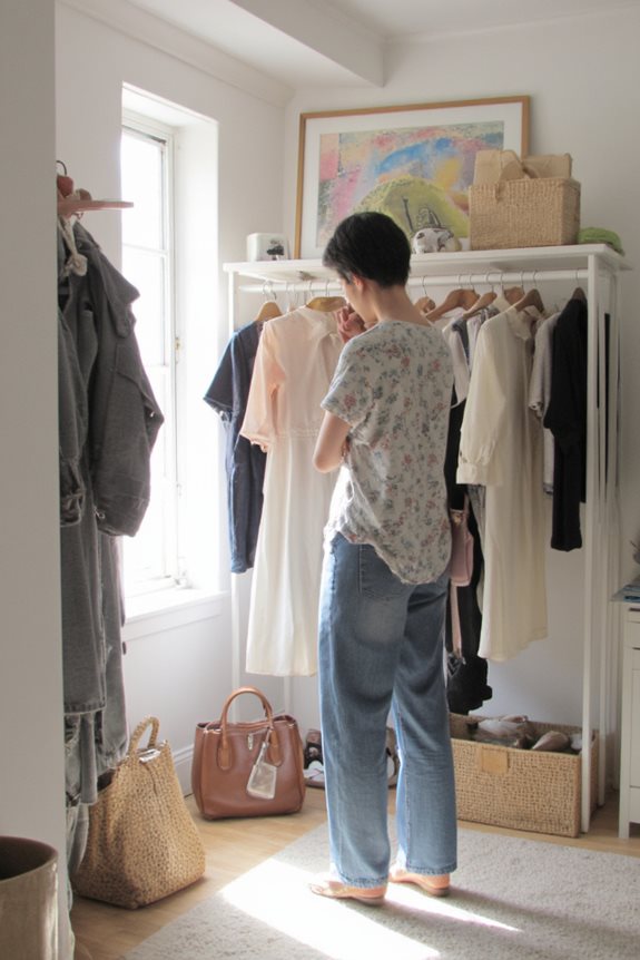 how to create a capsule wardrobe personal style, simplify closet enhance life