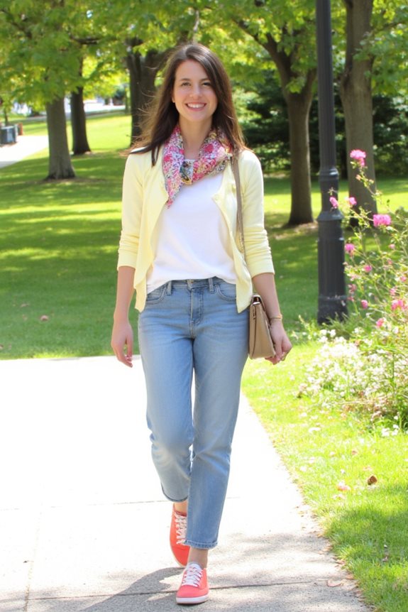 start with colorful accessories